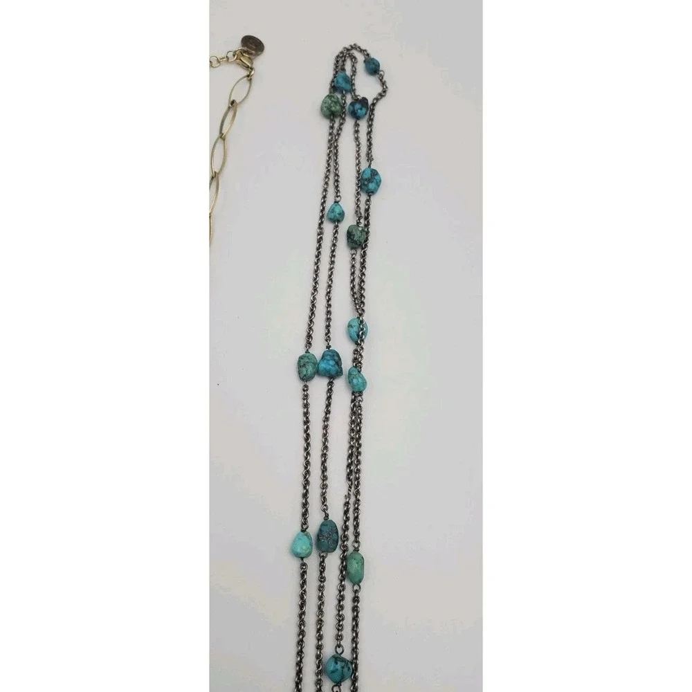 Vintage-Now Necklace Lot 8 Necklaces Teal And Faux Turquoise Estate Jewelry Find